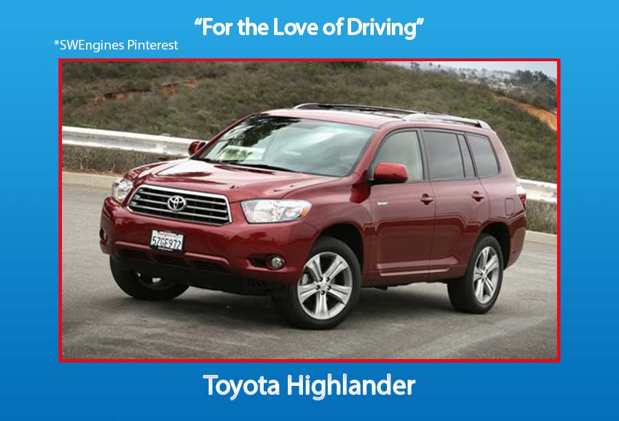 Used Toyota Highlander Engines engines